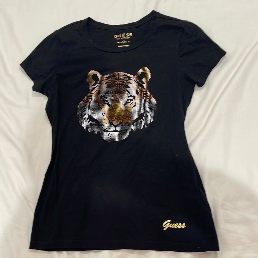 Black tiger shirt